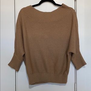 Tan Knit Blouse